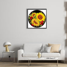 Load image into Gallery viewer, Sunflower Flower 30*30CM(Canvas) Full Round Drill Diamond Painting
