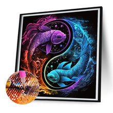 Load image into Gallery viewer, 12 Constellation Pisces 30*30CM(Canvas) Full Round Drill Diamond Painting
