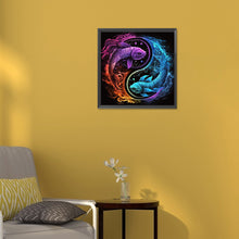 Load image into Gallery viewer, 12 Constellation Pisces 30*30CM(Canvas) Full Round Drill Diamond Painting
