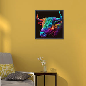 12 Constellation Taurus 30*30CM(Canvas) Full Round Drill Diamond Painting