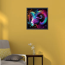 Load image into Gallery viewer, 12 Constellation Capricorn 30*30CM(Canvas) Full Round Drill Diamond Painting
