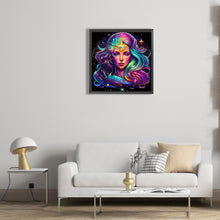 Load image into Gallery viewer, 12 Constellations Virgo 30*30CM(Canvas) Full Round Drill Diamond Painting
