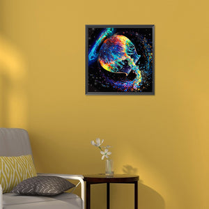 12 Constellation Aquarius 30*30CM(Canvas) Full Round Drill Diamond Painting