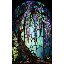 Load image into Gallery viewer, Wisteria Flower Tree Flower 50*80CM(Canvas) Full Round Drill Diamond Painting
