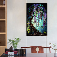 Load image into Gallery viewer, Wisteria Flower Tree Flower 50*80CM(Canvas) Full Round Drill Diamond Painting
