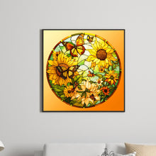 Load image into Gallery viewer, Sunflower Bushes 30*30CM(Canvas) Full Round Drill Diamond Painting
