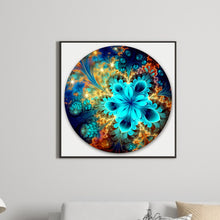 Load image into Gallery viewer, Glowing Flower 30*30CM(Canvas) Full Round Drill Diamond Painting
