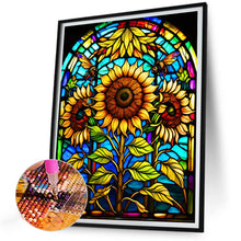 Load image into Gallery viewer, Three Sunflowers 30*40CM(Canvas) Full Round Drill Diamond Painting
