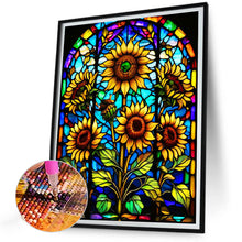 Load image into Gallery viewer, Many Sunflowers 30*40CM(Canvas) Full Round Drill Diamond Painting
