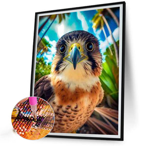 Eagle Animal Selfie 30*40CM(Picture) Full Square Drill Diamond Painting