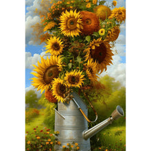 Load image into Gallery viewer, Sunflower Flower 40*60CM(Canvas) Full Round Drill Diamond Painting
