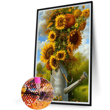 Load image into Gallery viewer, Sunflower Flower 40*60CM(Canvas) Full Round Drill Diamond Painting
