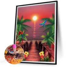 Load image into Gallery viewer, Sunset 30*40CM(Canvas) Full Round Drill Diamond Painting
