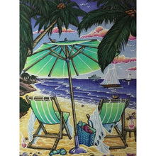 Load image into Gallery viewer, Beach Chair 30*40CM(Canvas) Full Round Drill Diamond Painting
