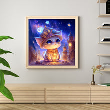 Load image into Gallery viewer, Cat (50*50CM) 11CT 3 Stamped Cross Stitch
