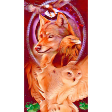 Load image into Gallery viewer, Wolf And Eagle 40*70CM(Canvas) Full Round Drill Diamond Painting
