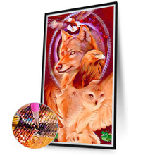 Load image into Gallery viewer, Wolf And Eagle 40*70CM(Canvas) Full Round Drill Diamond Painting
