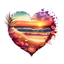 Load image into Gallery viewer, Love Beach (40*40CM) 11CT 3 Stamped Cross Stitch
