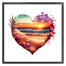 Load image into Gallery viewer, Love Beach (40*40CM) 11CT 3 Stamped Cross Stitch
