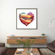 Load image into Gallery viewer, Love Beach (40*40CM) 11CT 3 Stamped Cross Stitch
