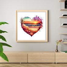 Load image into Gallery viewer, Love Beach (40*40CM) 11CT 3 Stamped Cross Stitch
