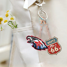 Load image into Gallery viewer, Diamond Painting Key Rings with Keychain DIY Tools Gift for Kids (B29)
