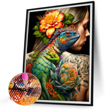 Load image into Gallery viewer, Tattoo Girl 30*40CM(Picture) Full Square Drill Diamond Painting
