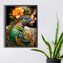 Load image into Gallery viewer, Tattoo Girl 30*40CM(Picture) Full Square Drill Diamond Painting
