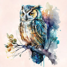 Load image into Gallery viewer, Owl 35*35CM(Canvas) Full Round Drill Diamond Painting
