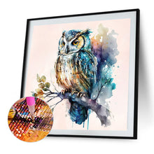 Load image into Gallery viewer, Owl 35*35CM(Canvas) Full Round Drill Diamond Painting
