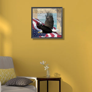 American Eagle 50*50CM(Canvas) Full Round Drill Diamond Painting