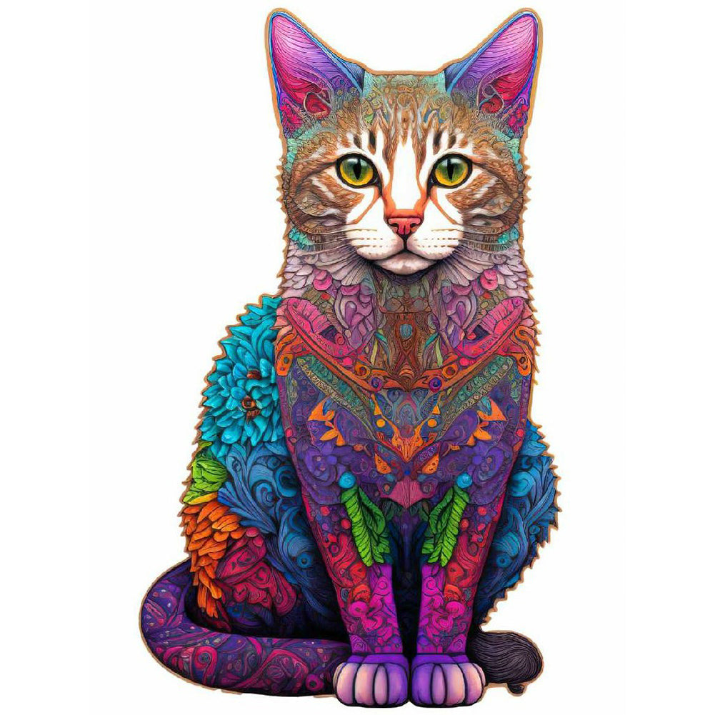 The Cat 30*40CM(Canvas) Full Round Drill Diamond Painting