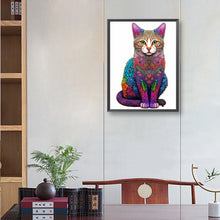 Load image into Gallery viewer, The Cat 30*40CM(Canvas) Full Round Drill Diamond Painting
