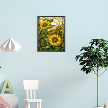 Load image into Gallery viewer, Sunflower Glass Painting 30*40CM(Canvas) Full Round Drill Diamond Painting
