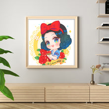 Load image into Gallery viewer, Snow White (50*50CM) 9CT 4 Stamped Cross Stitch
