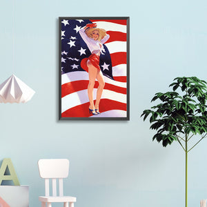 Sexy Girl 40*60CM(Canvas) Full Round Drill Diamond Painting