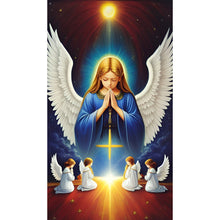 Load image into Gallery viewer, Our Lady Of The Angels 40*70CM(Canvas) Full Round Drill Diamond Painting
