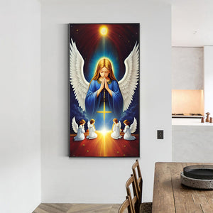 Our Lady Of The Angels 40*70CM(Canvas) Full Round Drill Diamond Painting