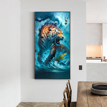 Load image into Gallery viewer, Tiger Mind 40*70CM(Canvas) Full Round Drill Diamond Painting
