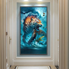 Load image into Gallery viewer, Tiger Mind 40*70CM(Canvas) Full Round Drill Diamond Painting
