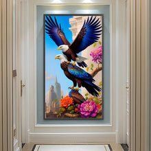 Load image into Gallery viewer, Eagle 40*70CM(Canvas) Full Round Drill Diamond Painting
