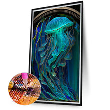 Load image into Gallery viewer, Jellyfish Glass Painting 40*70CM(Canvas) Full Round Drill Diamond Painting
