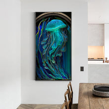 Load image into Gallery viewer, Jellyfish Glass Painting 40*70CM(Canvas) Full Round Drill Diamond Painting
