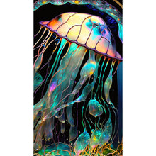 Load image into Gallery viewer, Jellyfish Glass Painting 40*70CM(Canvas) Full Round Drill Diamond Painting
