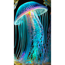 Load image into Gallery viewer, Jellyfish Glass Painting 40*70CM(Canvas) Full Round Drill Diamond Painting
