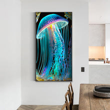 Load image into Gallery viewer, Jellyfish Glass Painting 40*70CM(Canvas) Full Round Drill Diamond Painting
