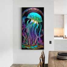 Load image into Gallery viewer, Jellyfish Glass Painting 40*70CM(Canvas) Full Round Drill Diamond Painting
