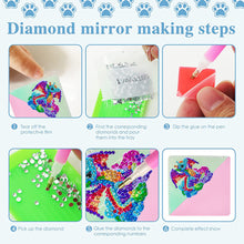 Load image into Gallery viewer, DIY Diamond Art Bookmarks Art Craft 5D Leather Triangle Page Book Marks(SQ026)
