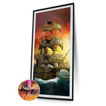 Load image into Gallery viewer, Sailboat 40*70CM(Canvas) Full Round Drill Diamond Painting
