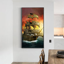 Load image into Gallery viewer, Sailboat 40*70CM(Canvas) Full Round Drill Diamond Painting
